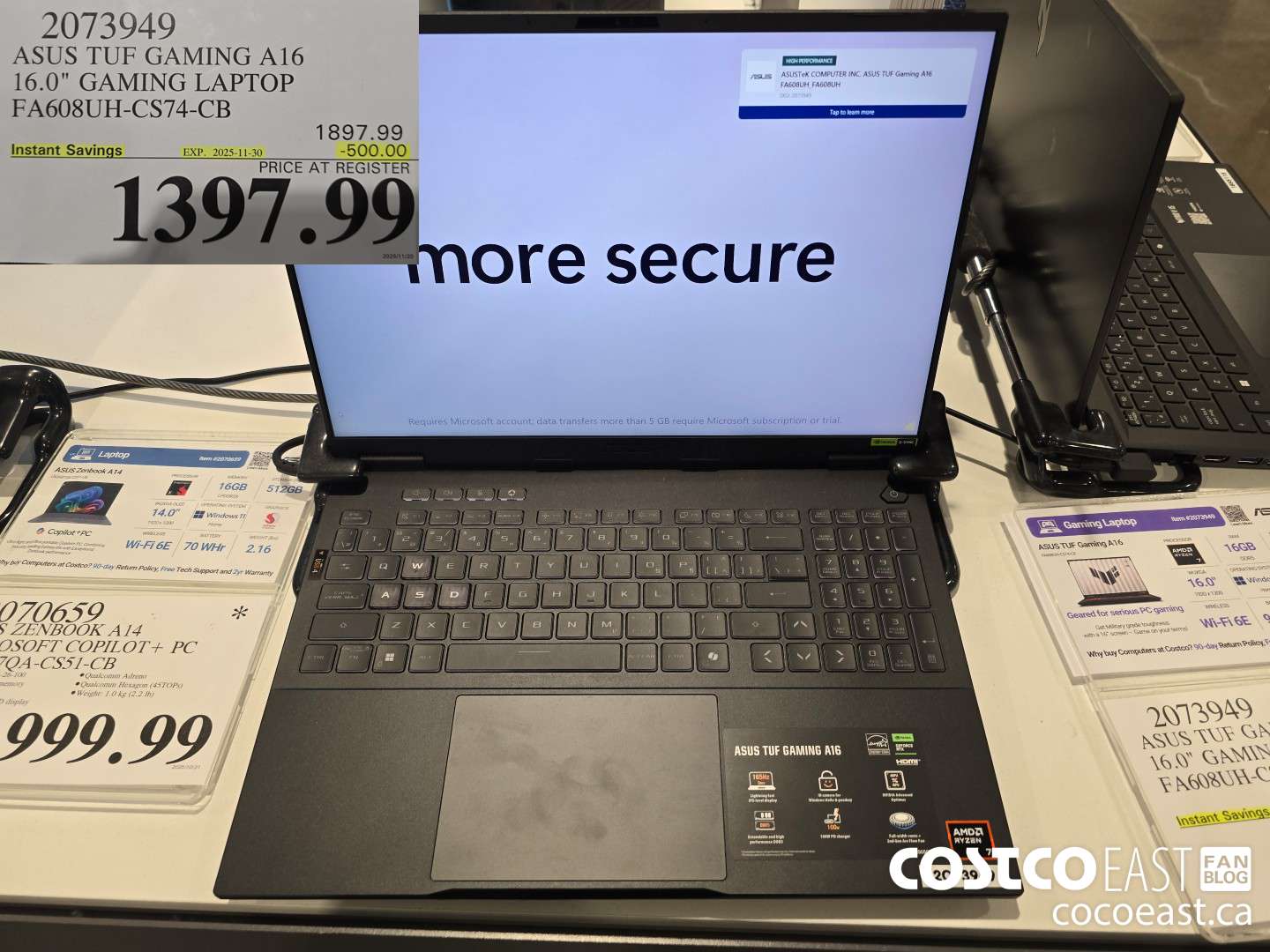 2073949 ASUS TUF GAMING A16 16.0