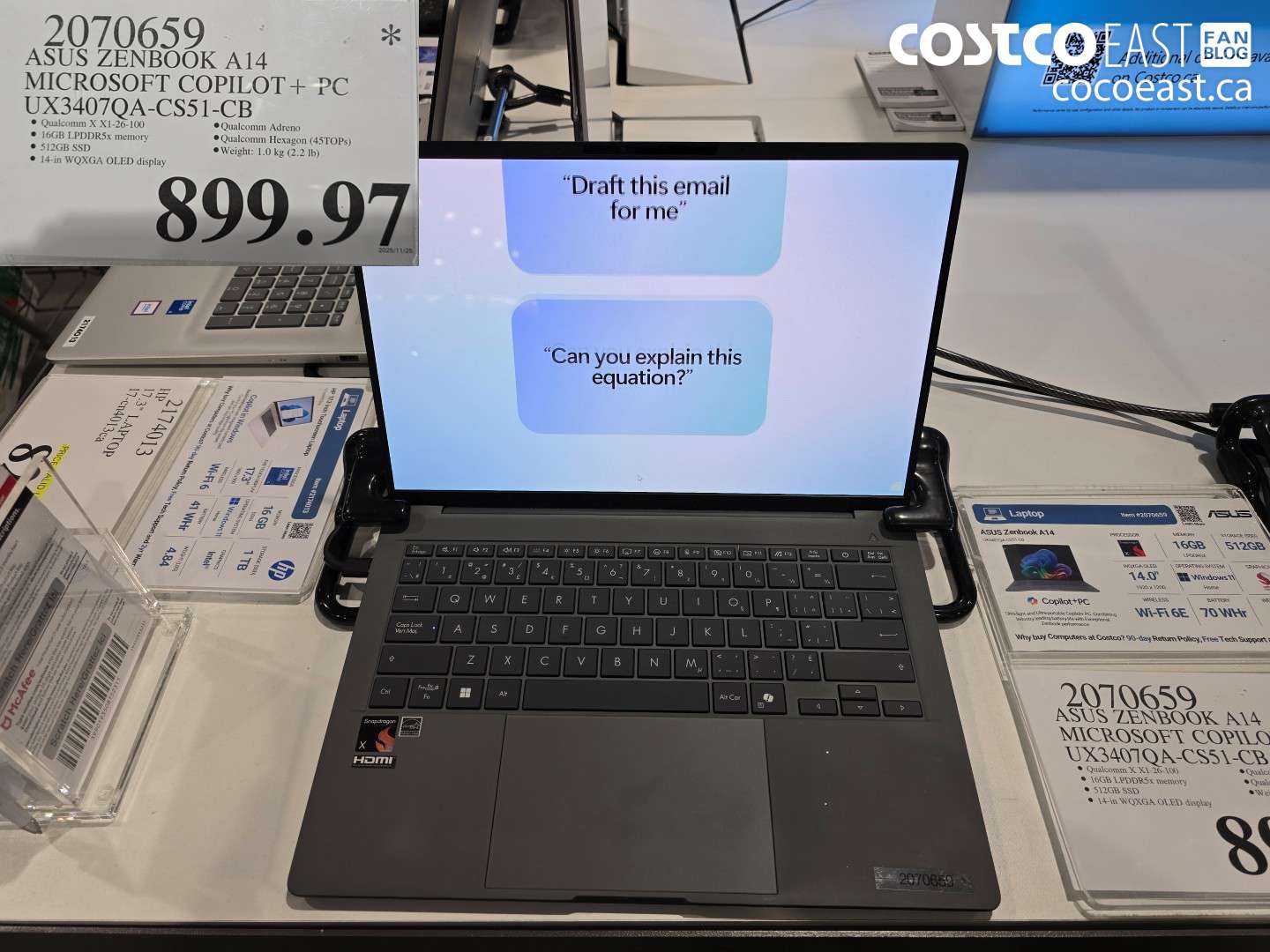 2070659 ASUS ZENBOOK A14 14.0