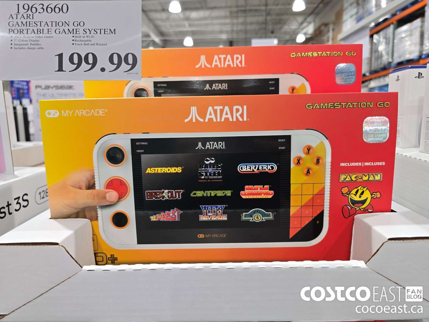 1963660 ATARI GAMESTATION GO PORTABLE GAME SYSTEM $199.99