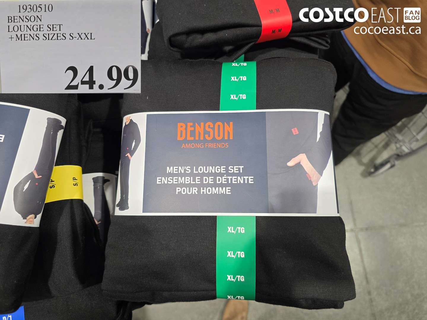 1930510 BENSON LOUNGE SET +MENS SIZES S-XXL $24.99