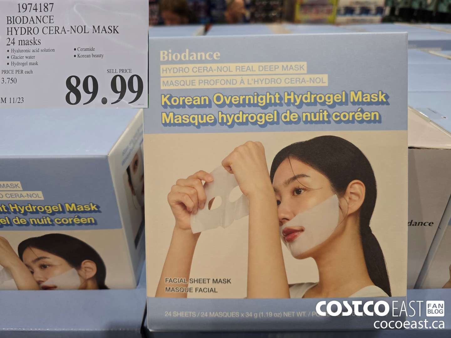 1974187 BIODANCE HYDRO CERA-NOL MASK 24 masks $89.99