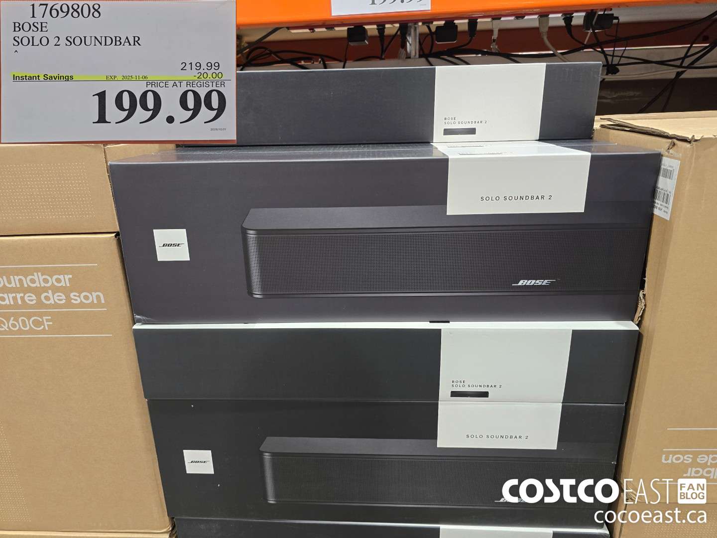 1769808 BOSE SOLO 2 SOUNDBAR ($20.00 INSTANT SAVINGS EXPIRES ON 2025-11-06) $199.99