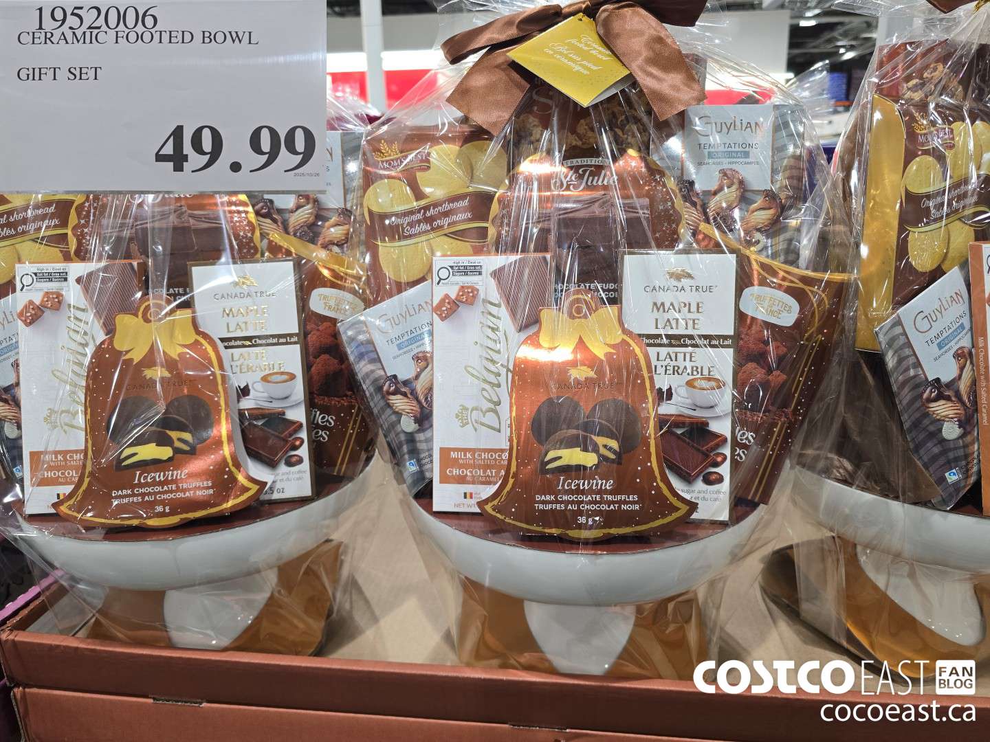 1952006 CERAMIC FOOTED BOWL GIFT SET $49.99