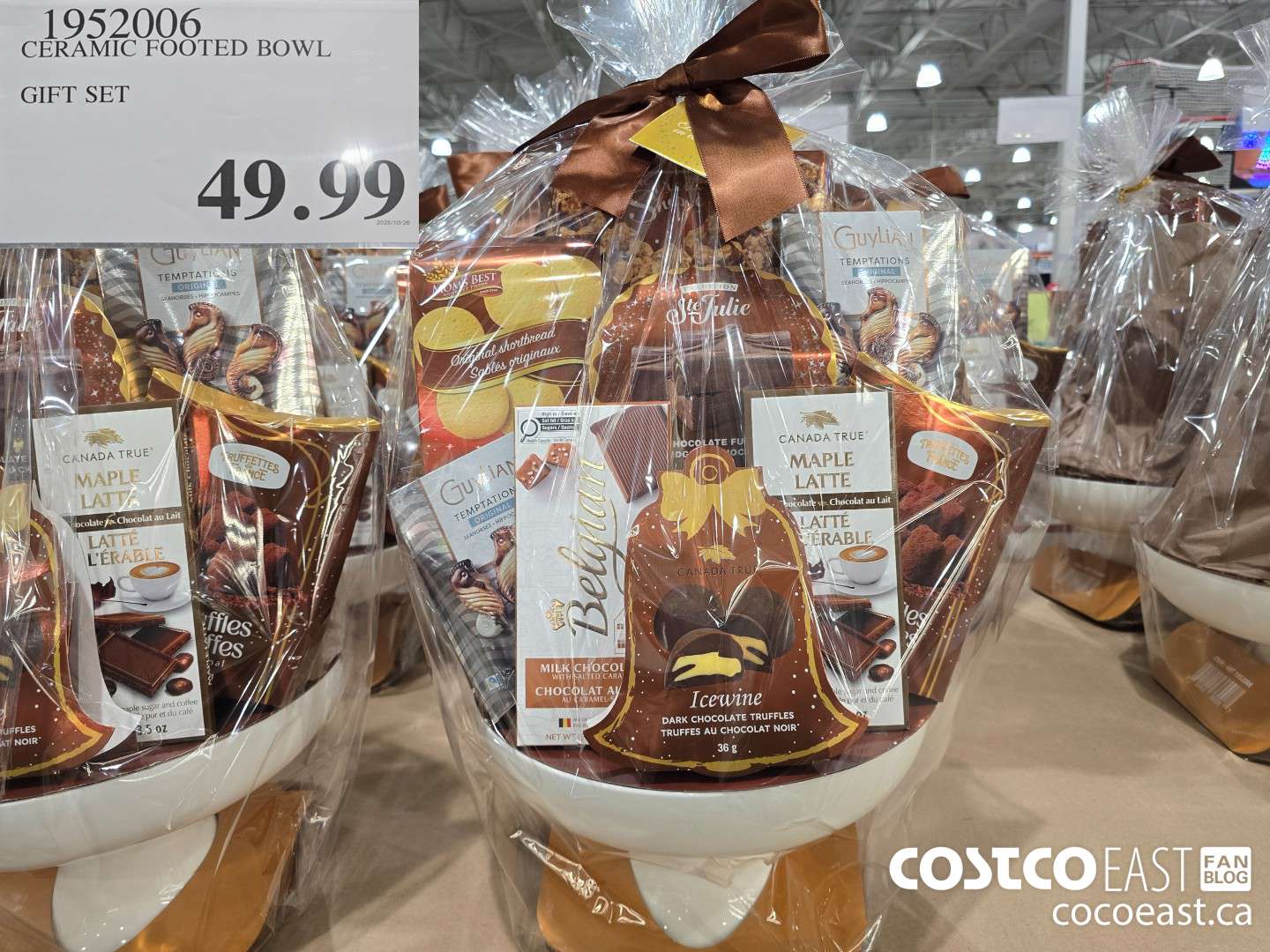 1952006 CERAMIC FOOTED BOWL GIFT SET $49.99