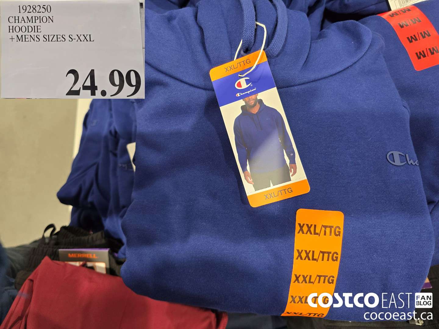 1928250 CHAMPION HOODIE +MENS SIZES S-XXL $24.99