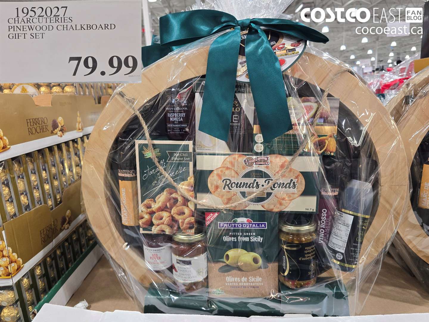 1952027 CHARCUTERIES PINEWOOD CHALKBOARD GIFT SET $79.99