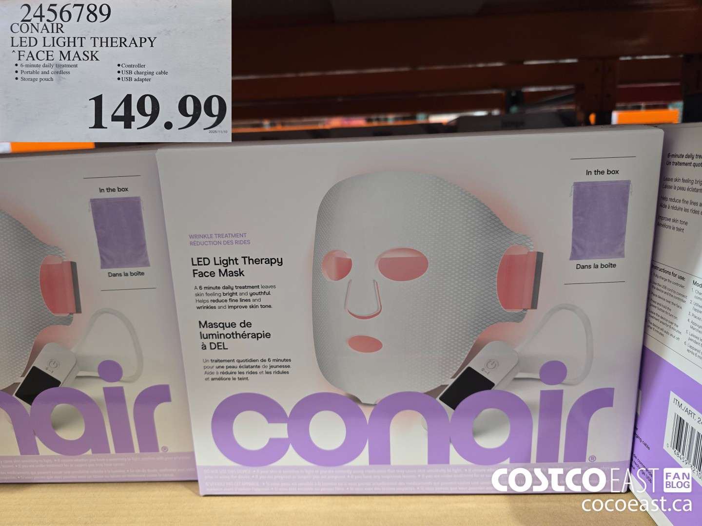 2456789 CONAIR LED LIGHT THERAPY FACE MASK $149.99