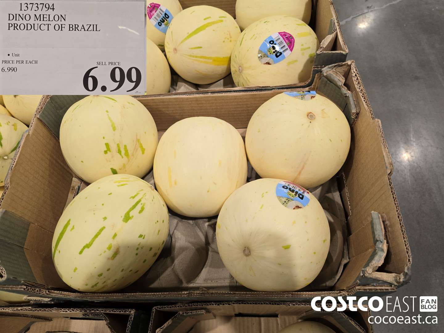 1373794 DINO MELON PRODUCT OF BRAZIL $6.99
