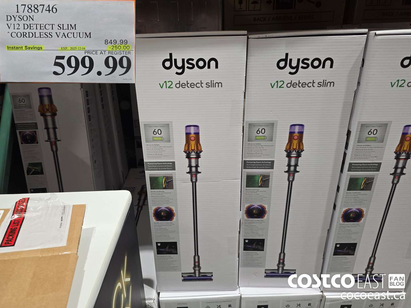 1788746 DYSON V12 DETECT SLIM CORDLESS VACUUM ($250.00 INSTANT SAVINGS EXPIRES ON 2025-12-04) $599.99