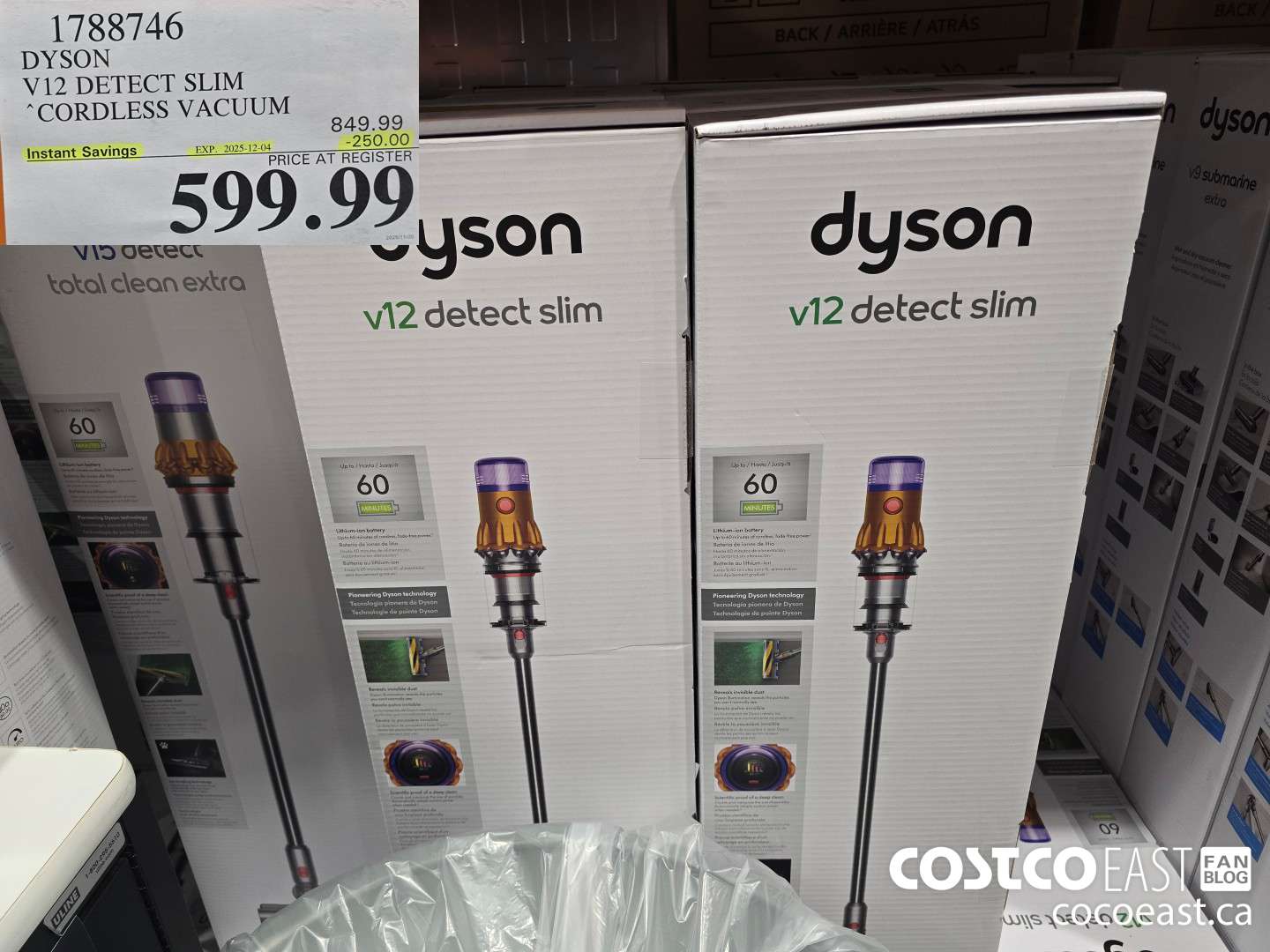 1788746 DYSON V12 DETECT SLIM CORDLESS VACUUM ($250.00 INSTANT SAVINGS EXPIRES ON 2025-12-04) $599.99