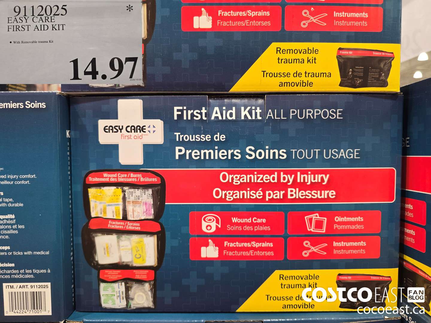 9112025 EASY CARE FIRST AID KIT $14.97