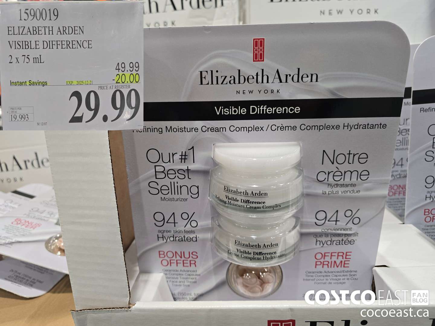 1590019 ELIZABETH ARDEN VISIBLE DIFFERENCE 2 x 75 mL ($20.00 INSTANT SAVINGS EXPIRES ON 2025-12-21) $29.99
