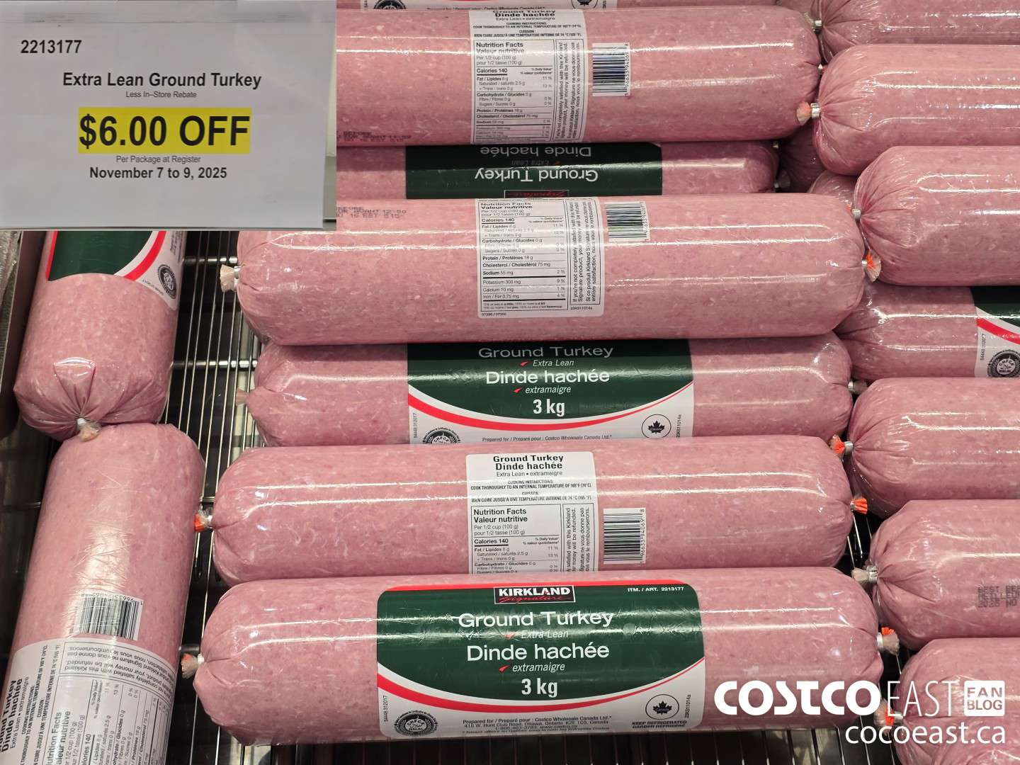 2213177 Extra Lean Ground Turkey ($6.00 INSTANT SAVINGS)