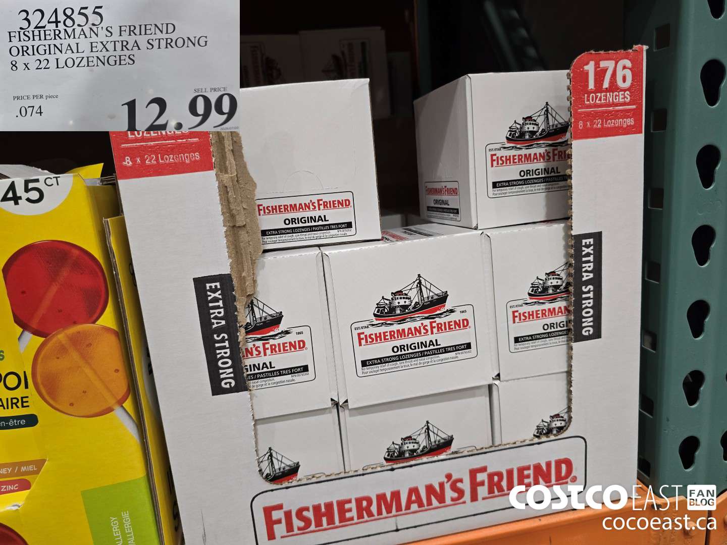 324855 FISHERMAN'S FRIEND ORIGINAL EXTRA STRONG 8 X 22 LOZENGES $12.99