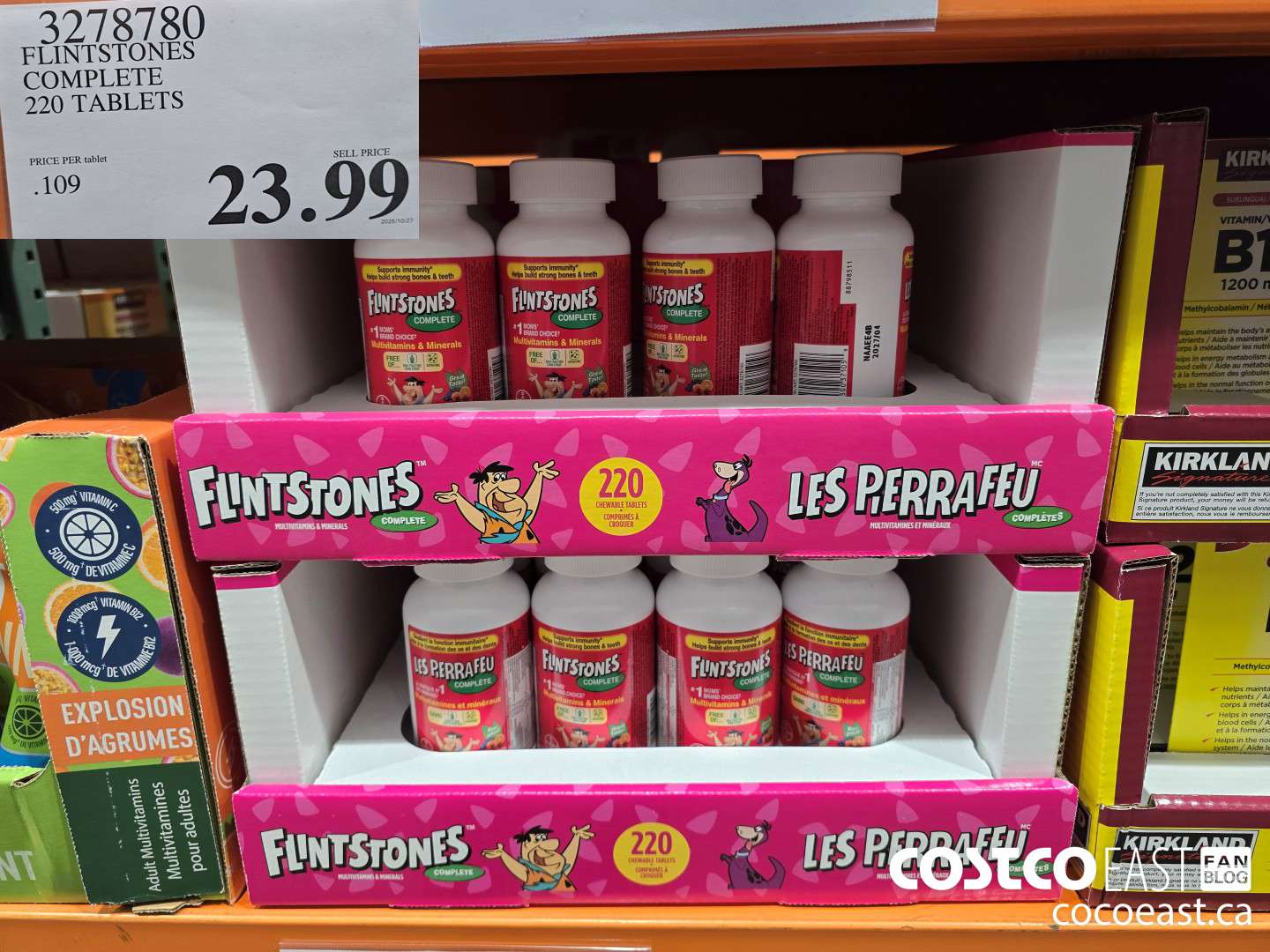 3278780 FLINTSTONES COMPLETE 220 TABLETS $23.99