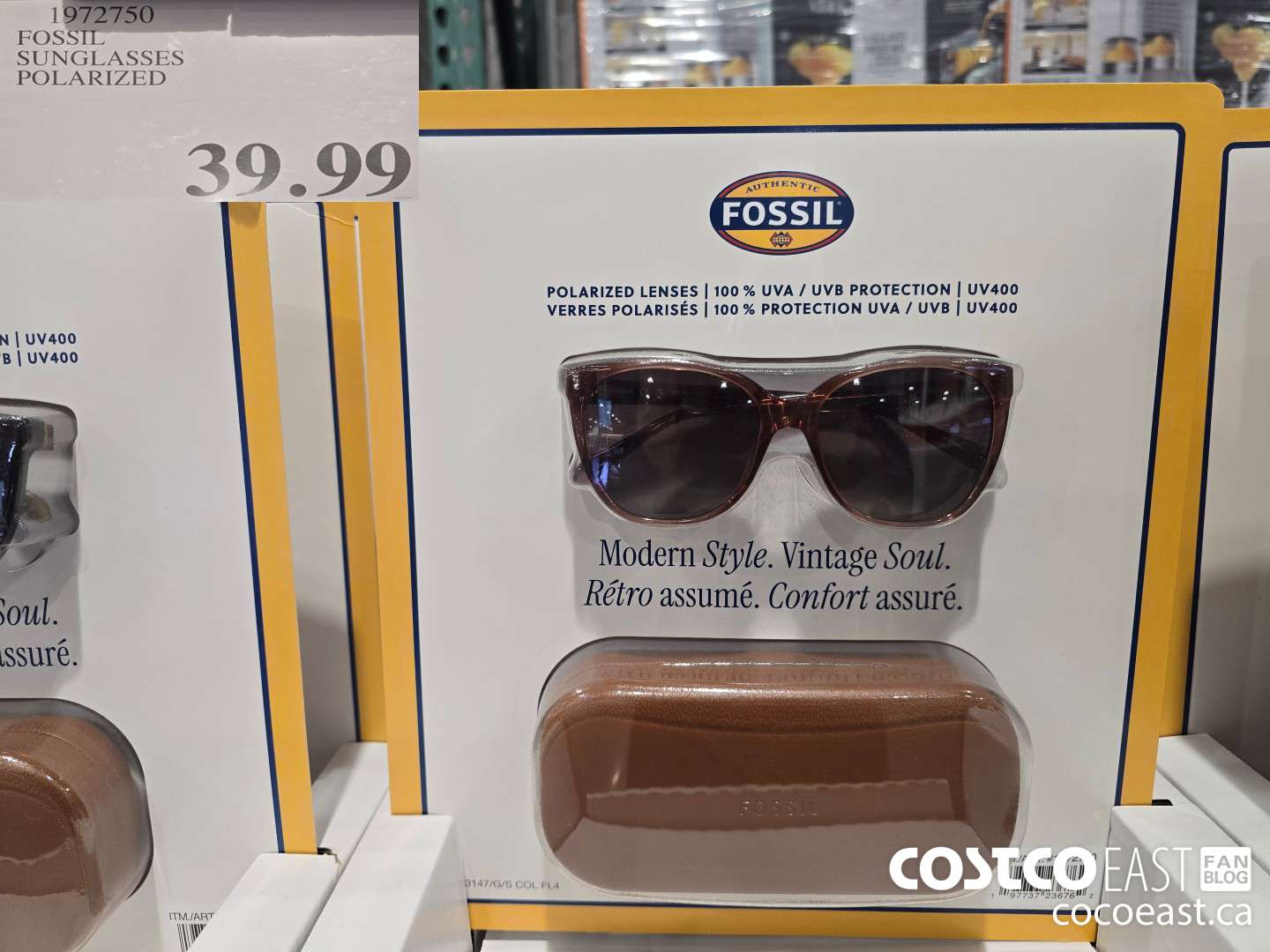 1972750 FOSSIL SUNGLASSES POLARIZED $39.99