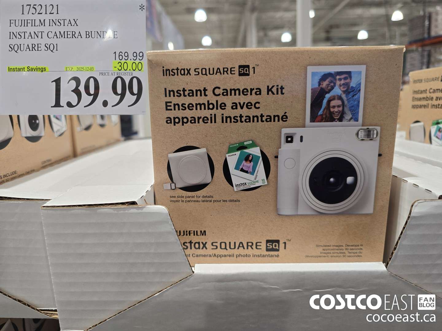 1752121 FUJIFILM INSTAX INSTANT CAMERA BUNDLE SQUARE SQ1 ($30.00 INSTANT SAVINGS EXPIRES ON 2025-12-03) $139.99