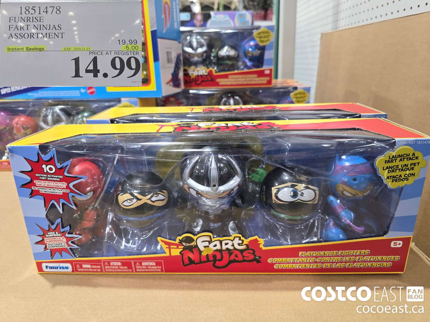 1851478 FUNRISE FART NINJAS ASSORTMENT ($5.00 INSTANT SAVINGS EXPIRES ON 2025-11-23) $14.99