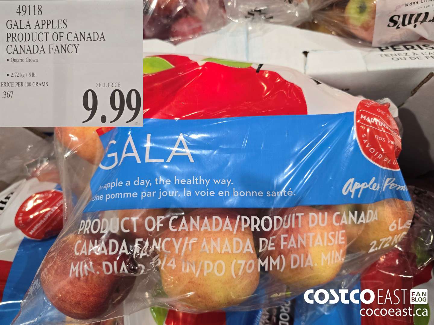 49116 GALA APPLES PRODUCT OF CANADA CANADA FANCY $9.99