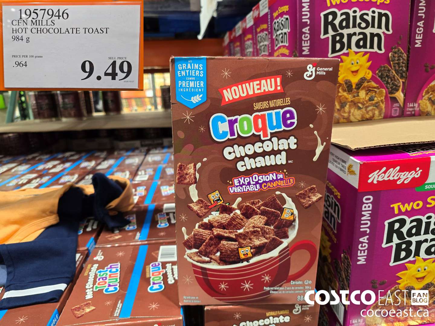 1957946 GEN MILLS + HOT CHOCOLATE TOAST 984 g $9.49