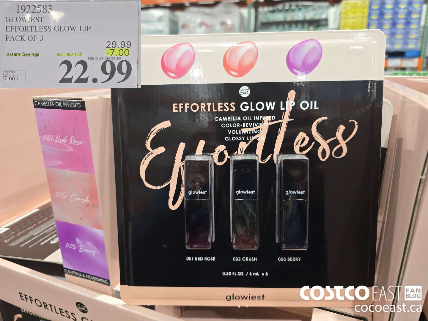 1922583 GLOWIEST EFFORTLESS GLOW LIP PACK OF 3 ($7.00 INSTANT SAVINGS EXPIRES ON 2025-11-23) $22.99