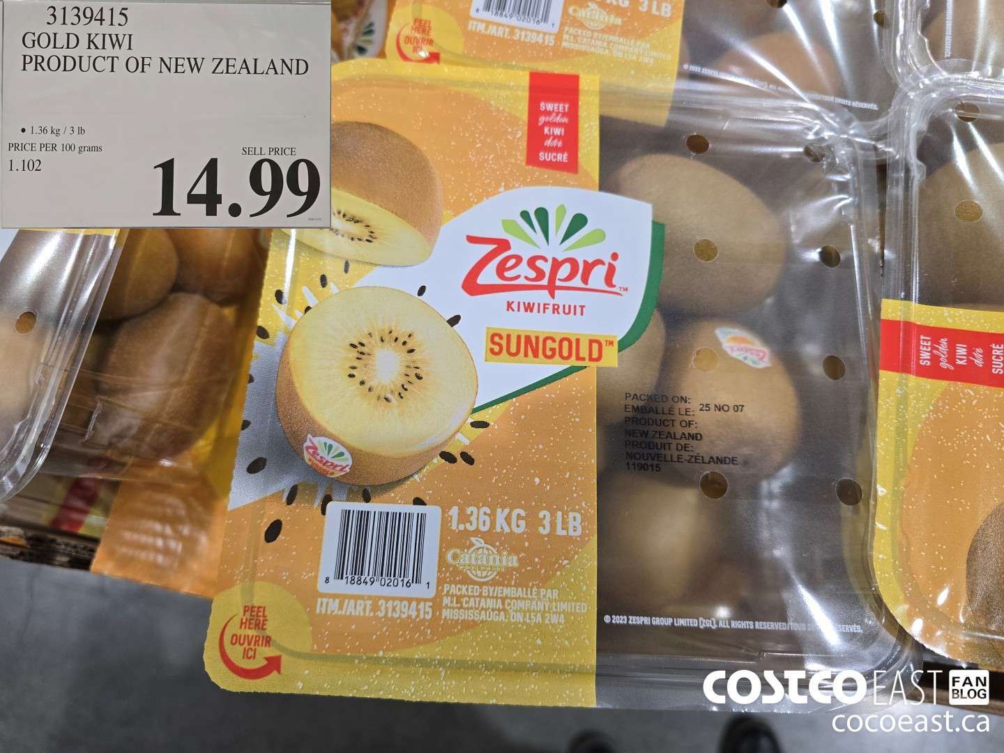 3139415 GOLD KIWI PRODUCT OF NEW ZEALAND $14.99