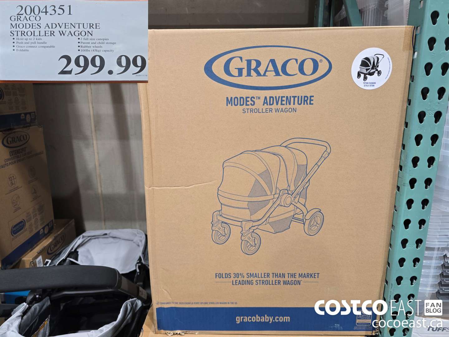 2004351 GRACO MODES ADVENTURE STROLLER WAGON $299.99
