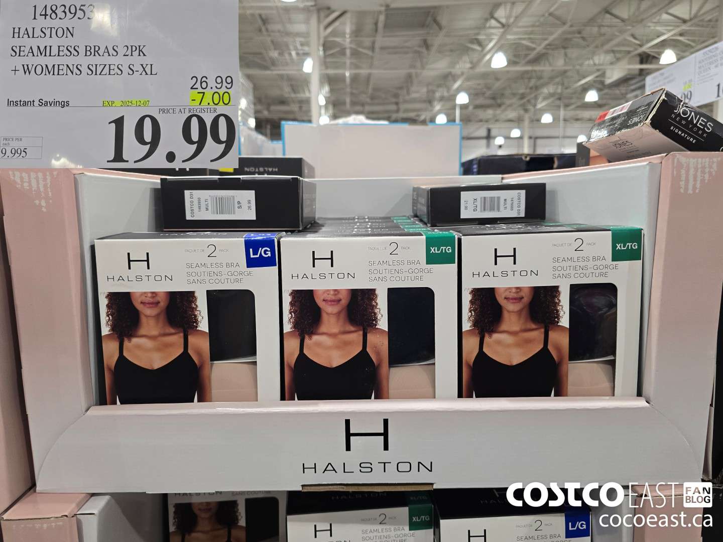 1483953 HALSTON SEAMLESS BRAS 2PK +WOMENS SIZES S-XL ($7.00 INSTANT SAVINGS EXPIRES ON 2025-12-07) $19.99