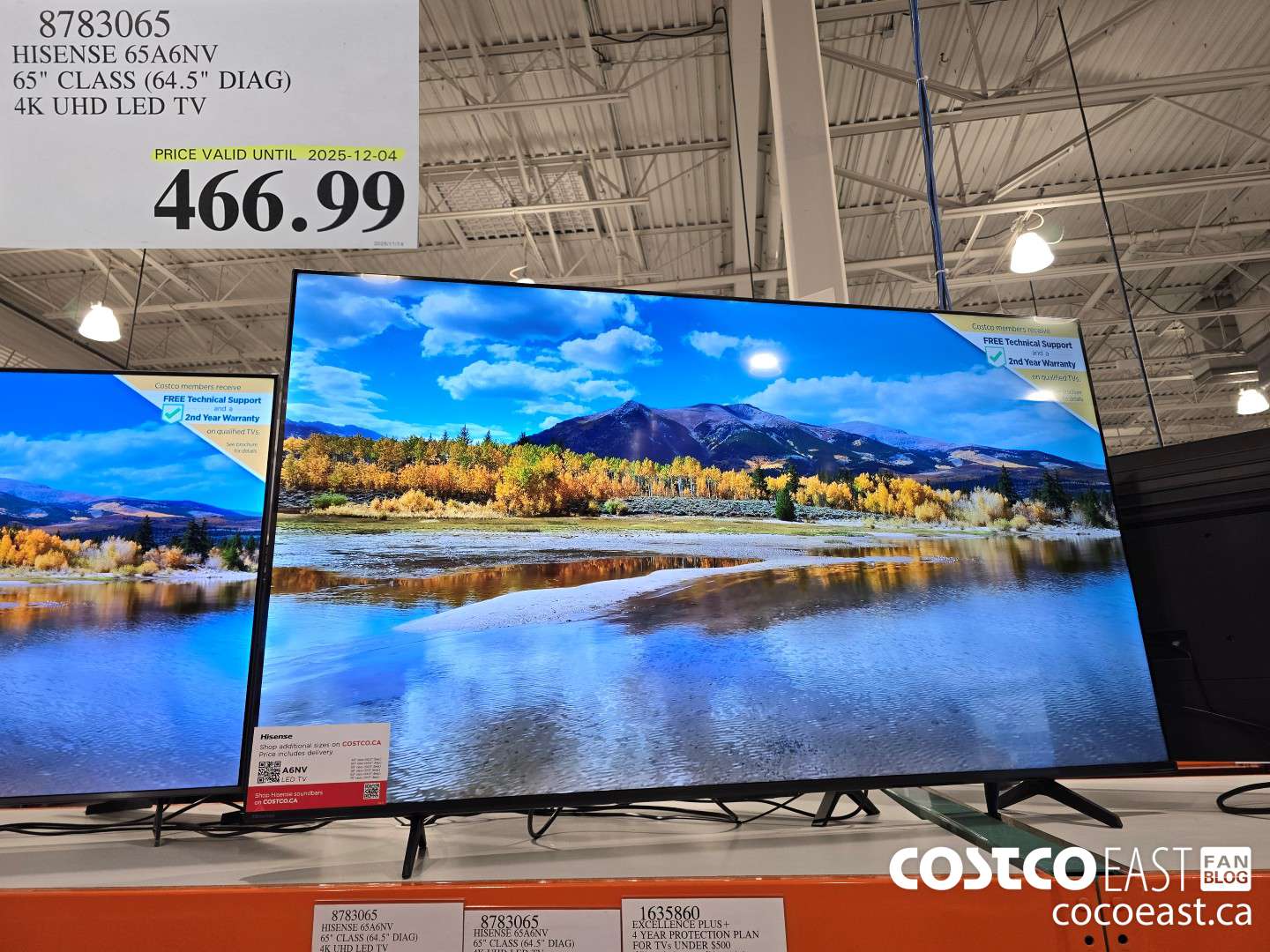 8783065 HISENSE 65A6NV 65