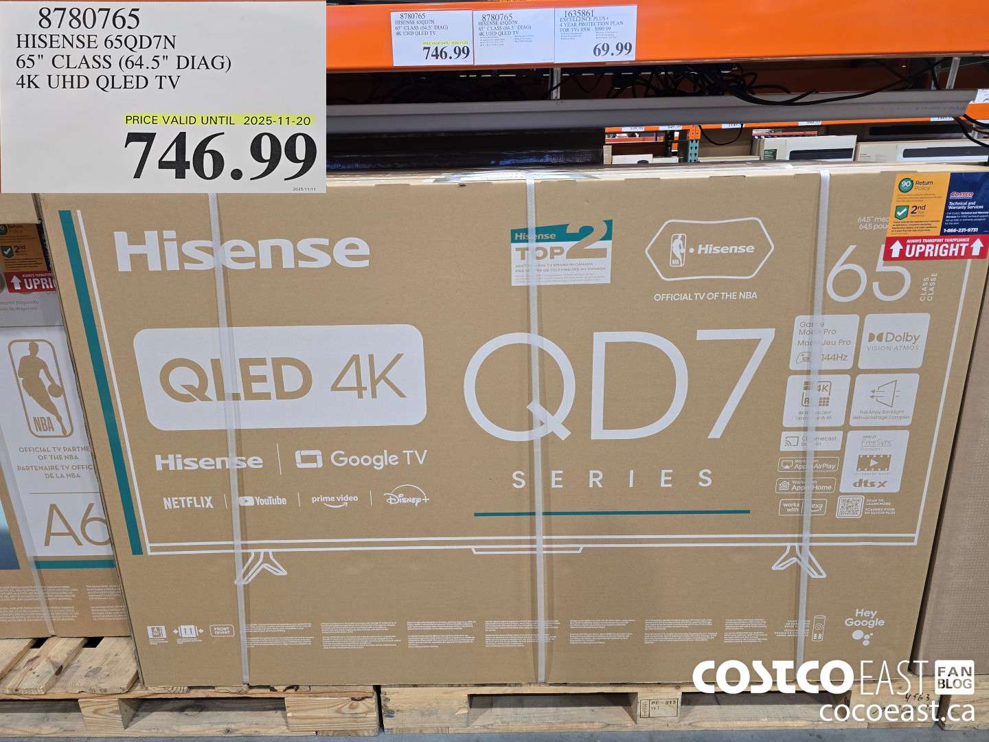 8780765 HISENSE 65QD7N 65