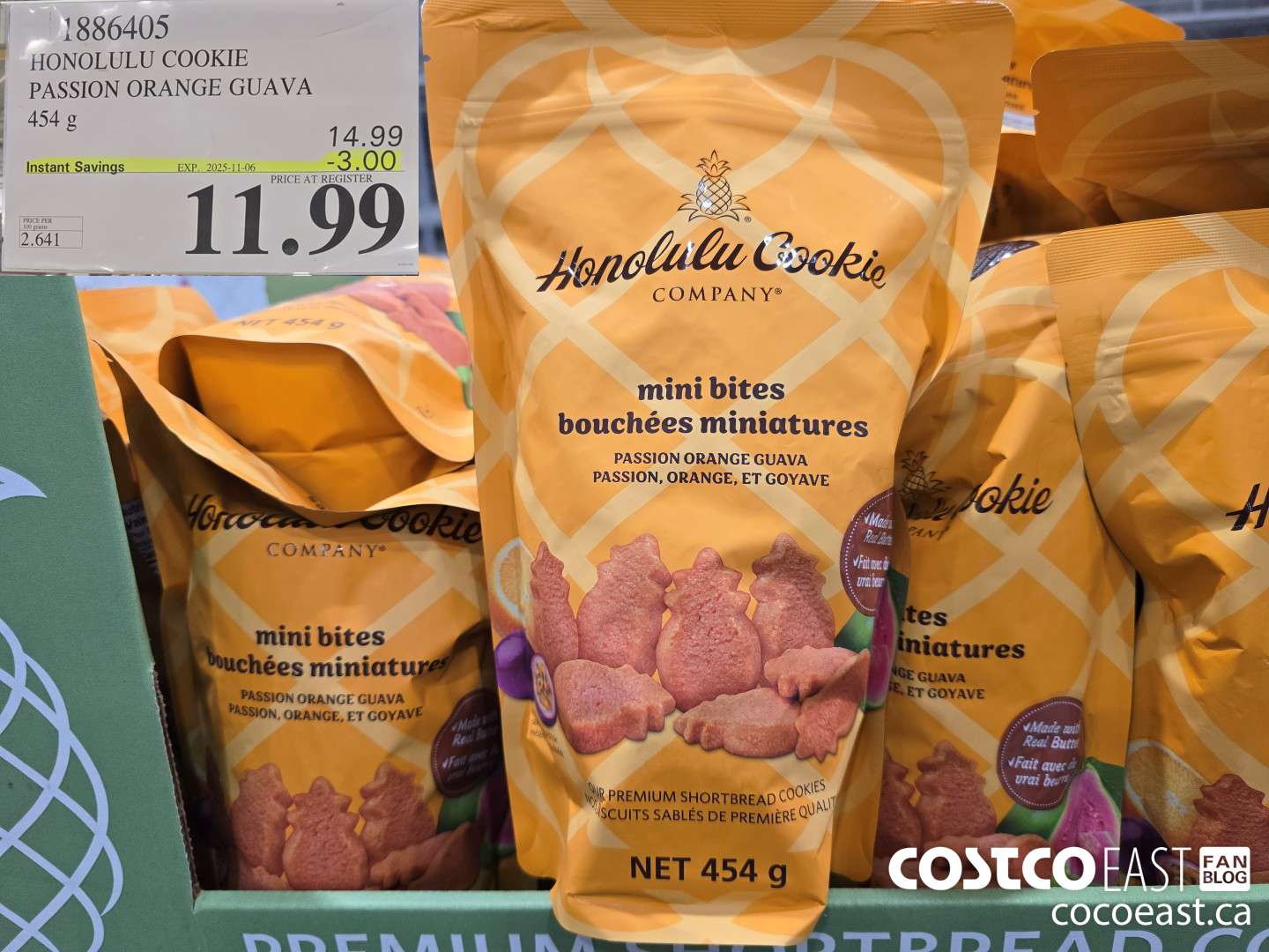 1886405 HONOLULU COOKIE PASSION ORANGE GUAVA 454 g ($3.00 INSTANT SAVINGS EXPIRES ON 2025-11-06) $11.99