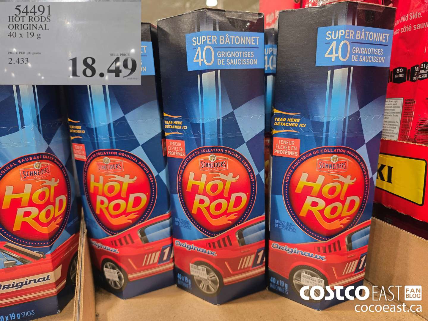 54491 HOT RODS ORIGINAL 40 x 19g $18.49