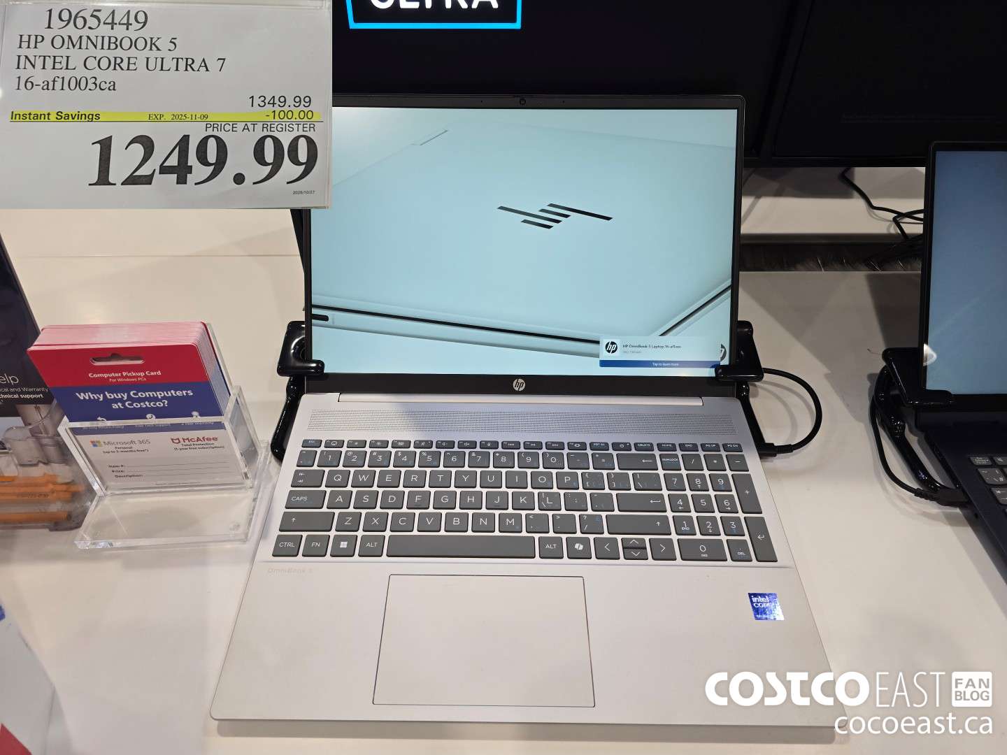 1965449 HP OMNIBOOK 5 INTEL CORE ULTRA 7 16-af1003ca ($100.00 INSTANT SAVINGS EXPIRES ON 2025-11-09) $1249.99