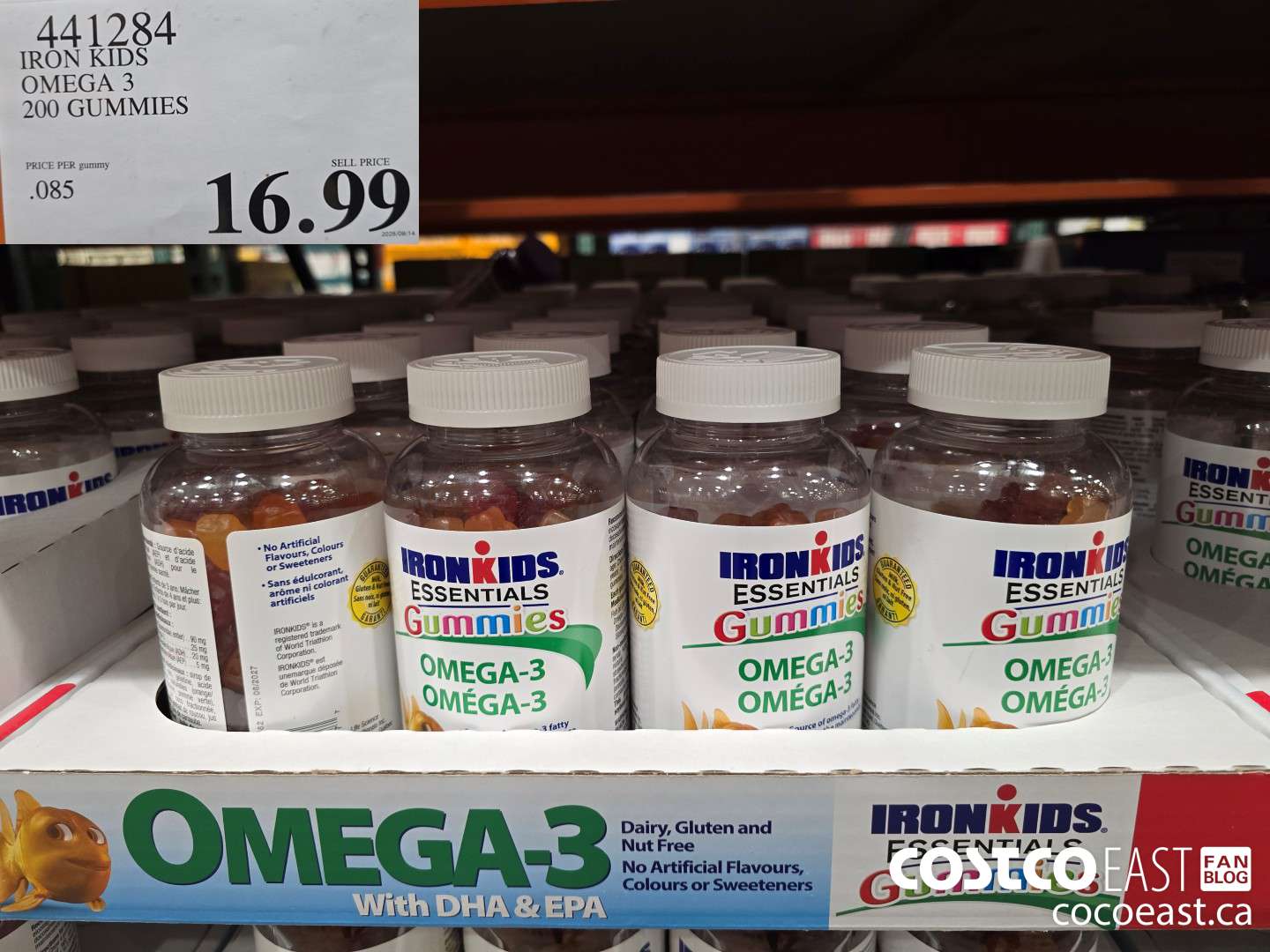 441284 IRON KIDS OMEGA 3 200 GUMMIES $16.99