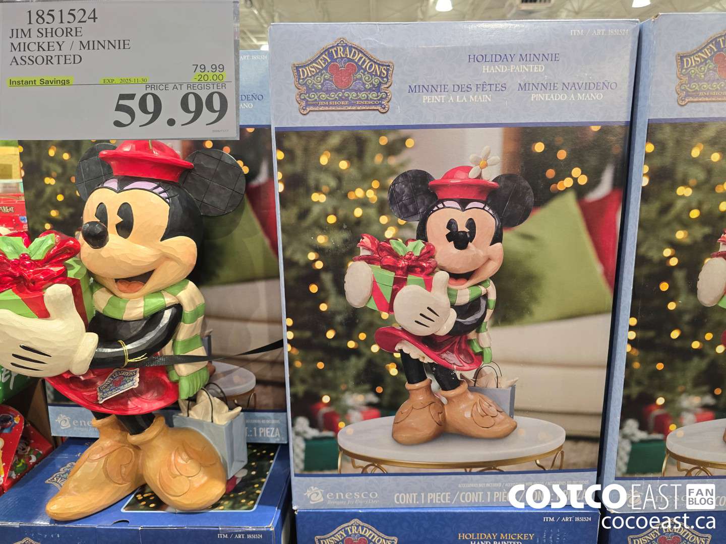 1851524 JIM SHORE MICKEY / MINNIE ASSORTED ($20.00 INSTANT SAVINGS EXPIRES ON 2025-11-30) $59.99