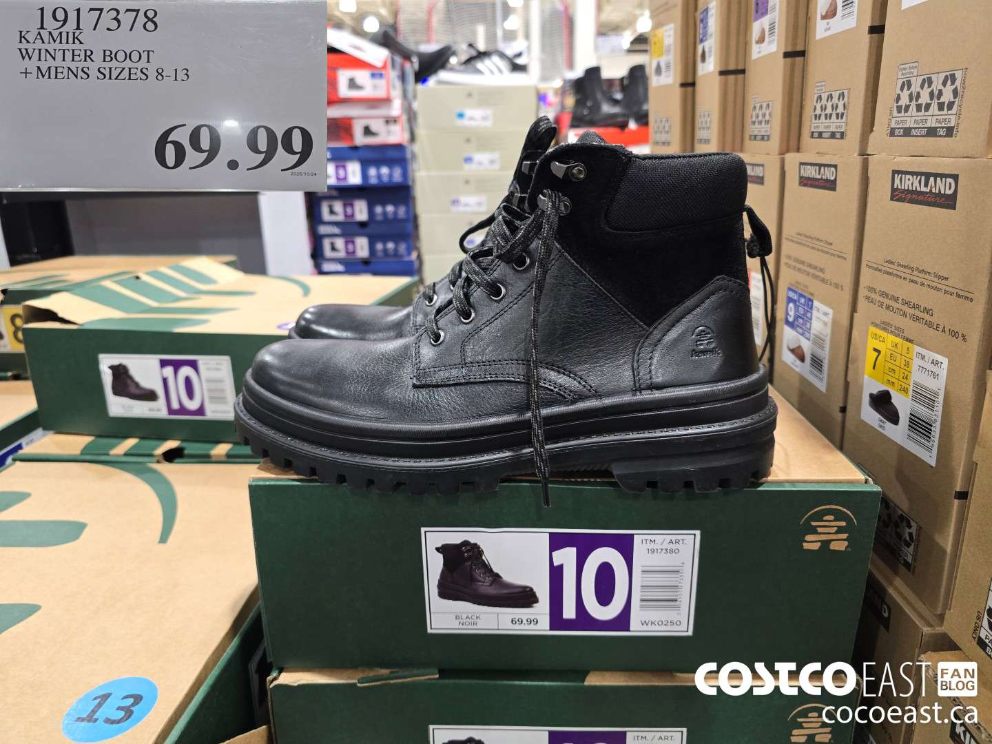 1917378 KAMIK WINTER BOOT + MENS SIZES 8-13 $69.99
