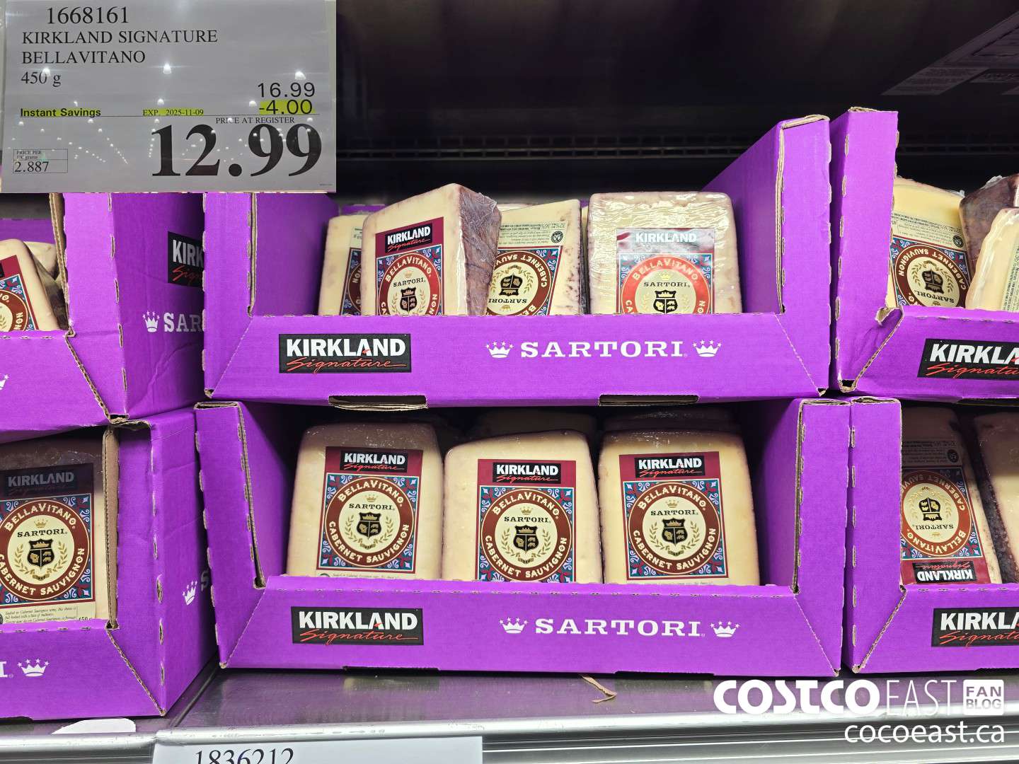 1668161 KIRKLAND SIGNATURE BELLAVITANO 450 g ($4.00 INSTANT SAVINGS EXPIRES ON 2025-11-09) $12.99