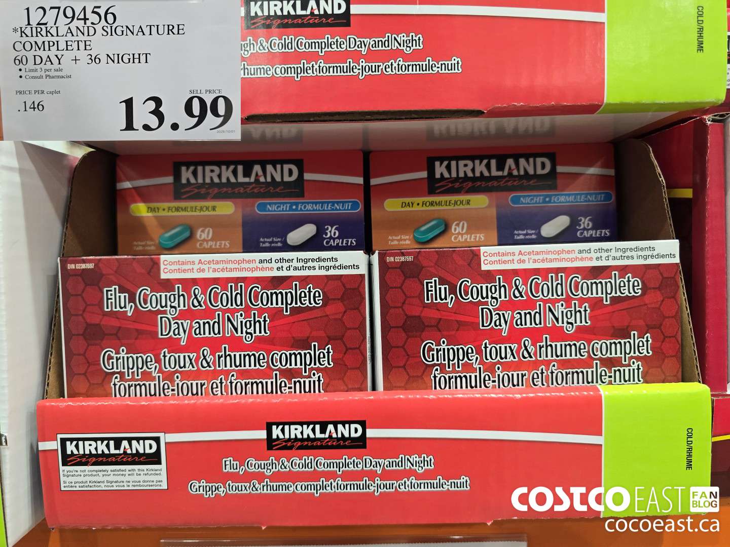1279456 KIRKLAND SIGNATURE COMPLETE 60 DAY + 36 NIGHT $13.99
