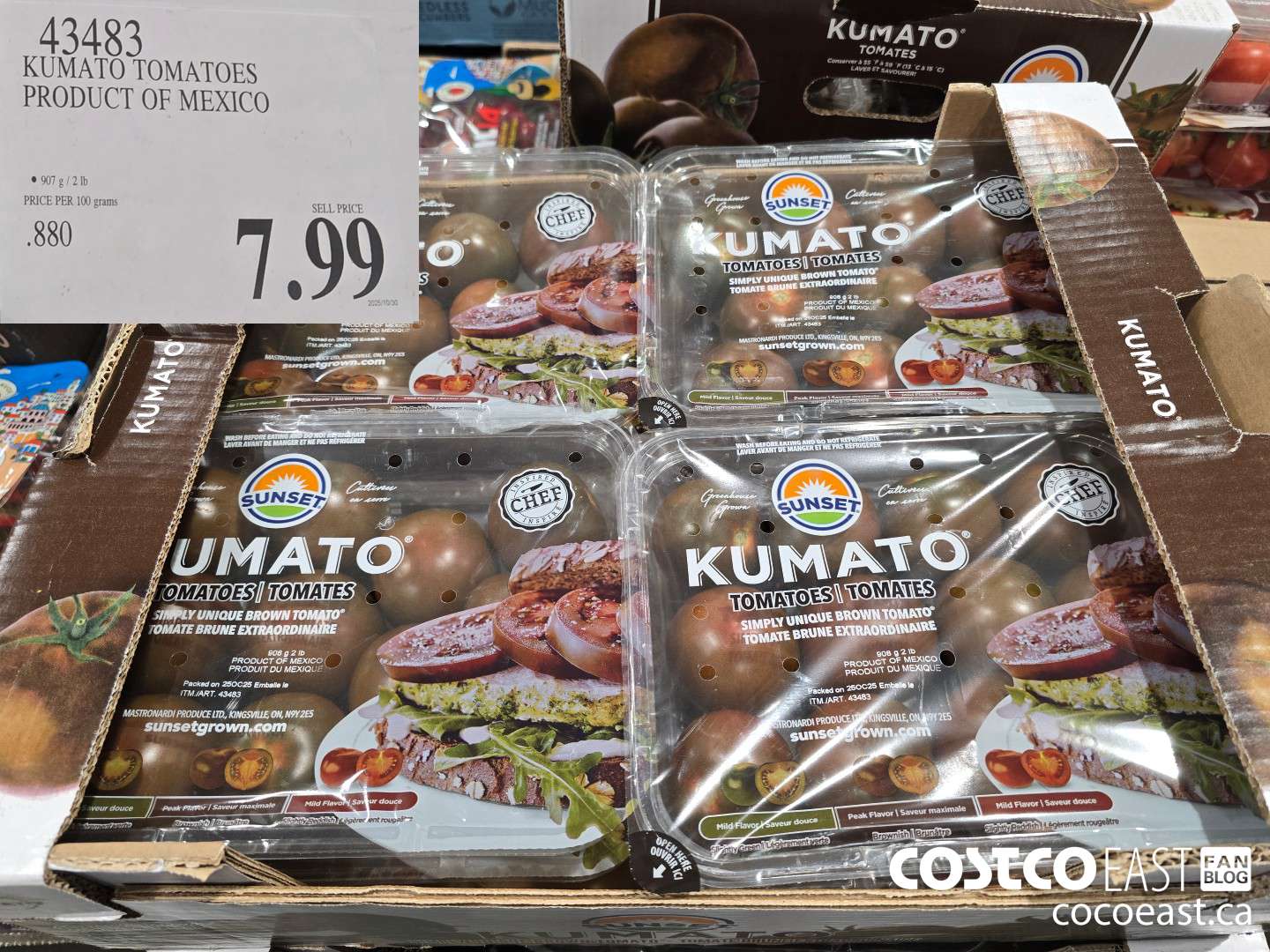 43483 KUMATO TOMATOES PRODUCT OF MEXICO $7.99