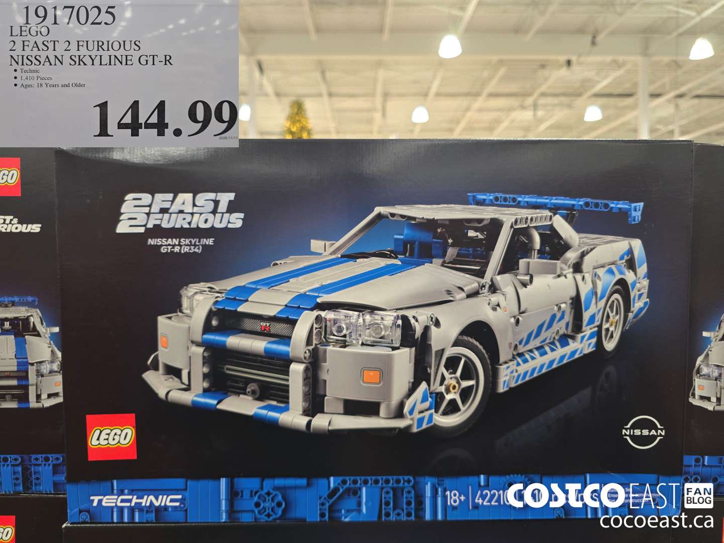 1917025 LEGO 2 FAST 2 FURIOUS NISSAN SKYLINE GT-R $144.99