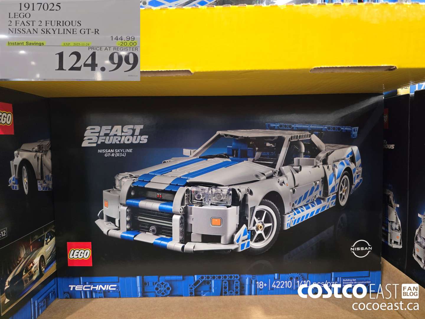 1917025 LEGO 2 FAST 2 FURIOUS NISSAN SKYLINE GT-R ($20.00 INSTANT SAVINGS EXPIRES ON 2025-11-24) $124.99