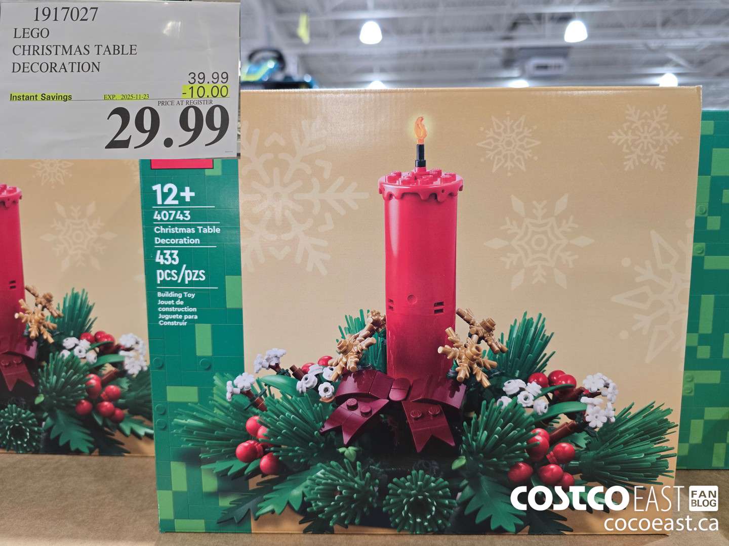 1917027 LEGO CHRISTMAS TABLE DECORATION ($10.00 INSTANT SAVINGS EXPIRES ON 2025-11-23) $29.99