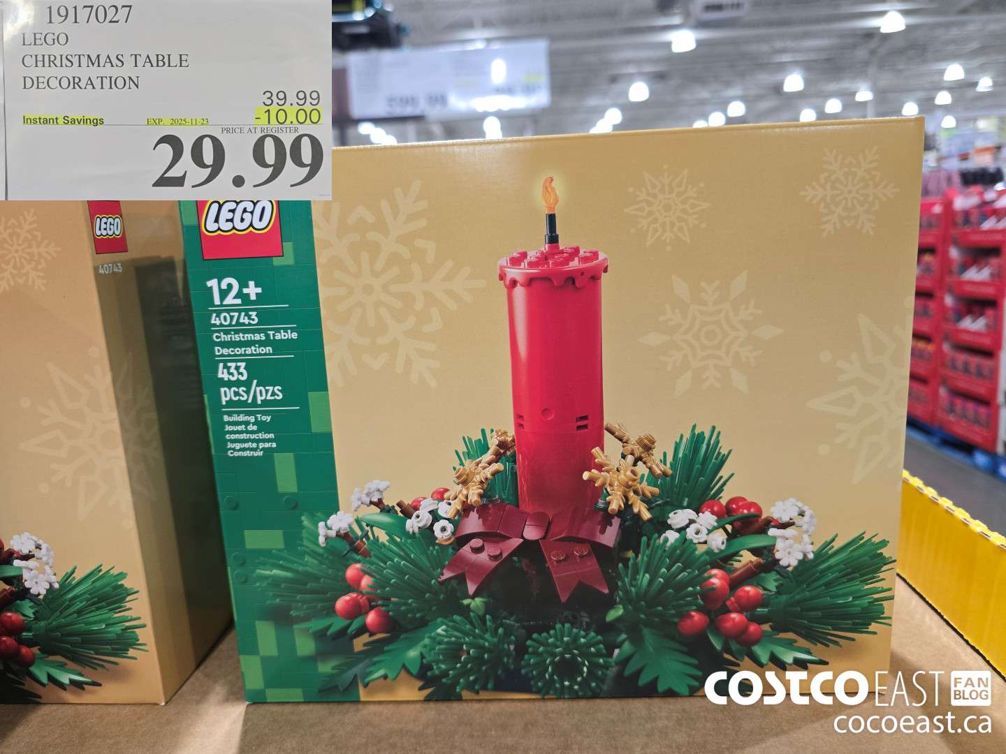 1917027 LEGO CHRISTMAS TABLE DECORATION ($10.00 INSTANT SAVINGS EXPIRES ON 2025-11-23) $29.99