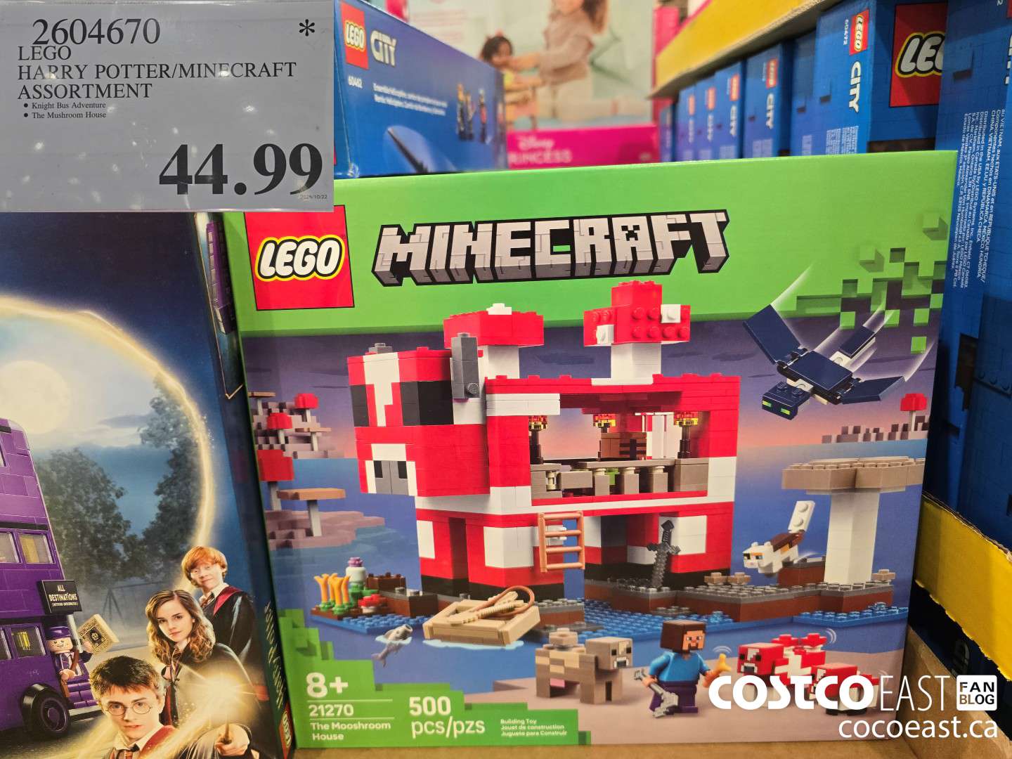 2604670 LEGO HARRY POTTER/MINECRAFT ASSORTMENT $44.99