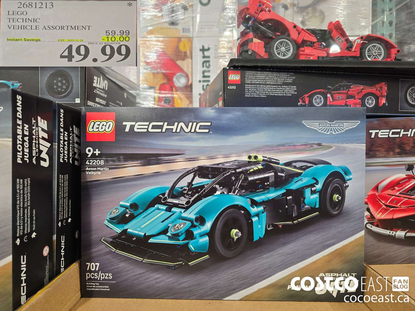 2681213 LEGO TECHNIC VEHICLE ASSORTMENT ($10.00 INSTANT SAVINGS EXPIRES ON 2025-11-24) $49.99