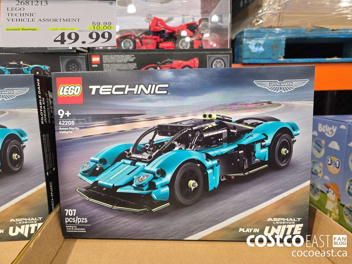 2681213 LEGO TECHNIC VEHICLE ASSORTMENT ($10.00 INSTANT SAVINGS EXPIRES ON 2025-11-24) $49.99