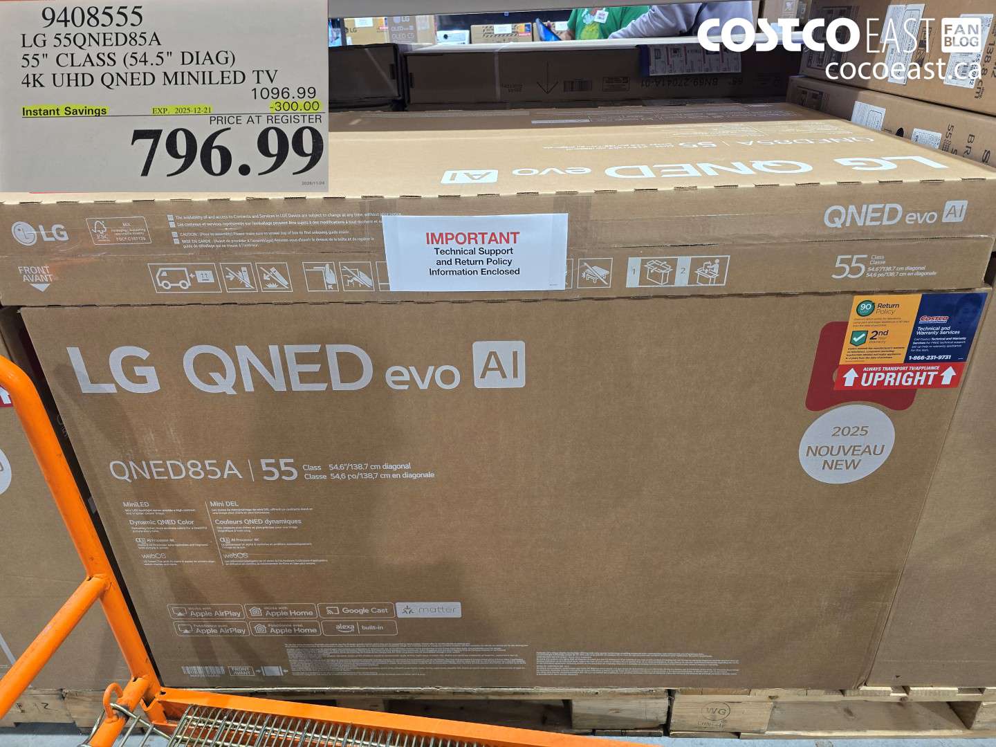 9408555 LG 55QNED85A 55