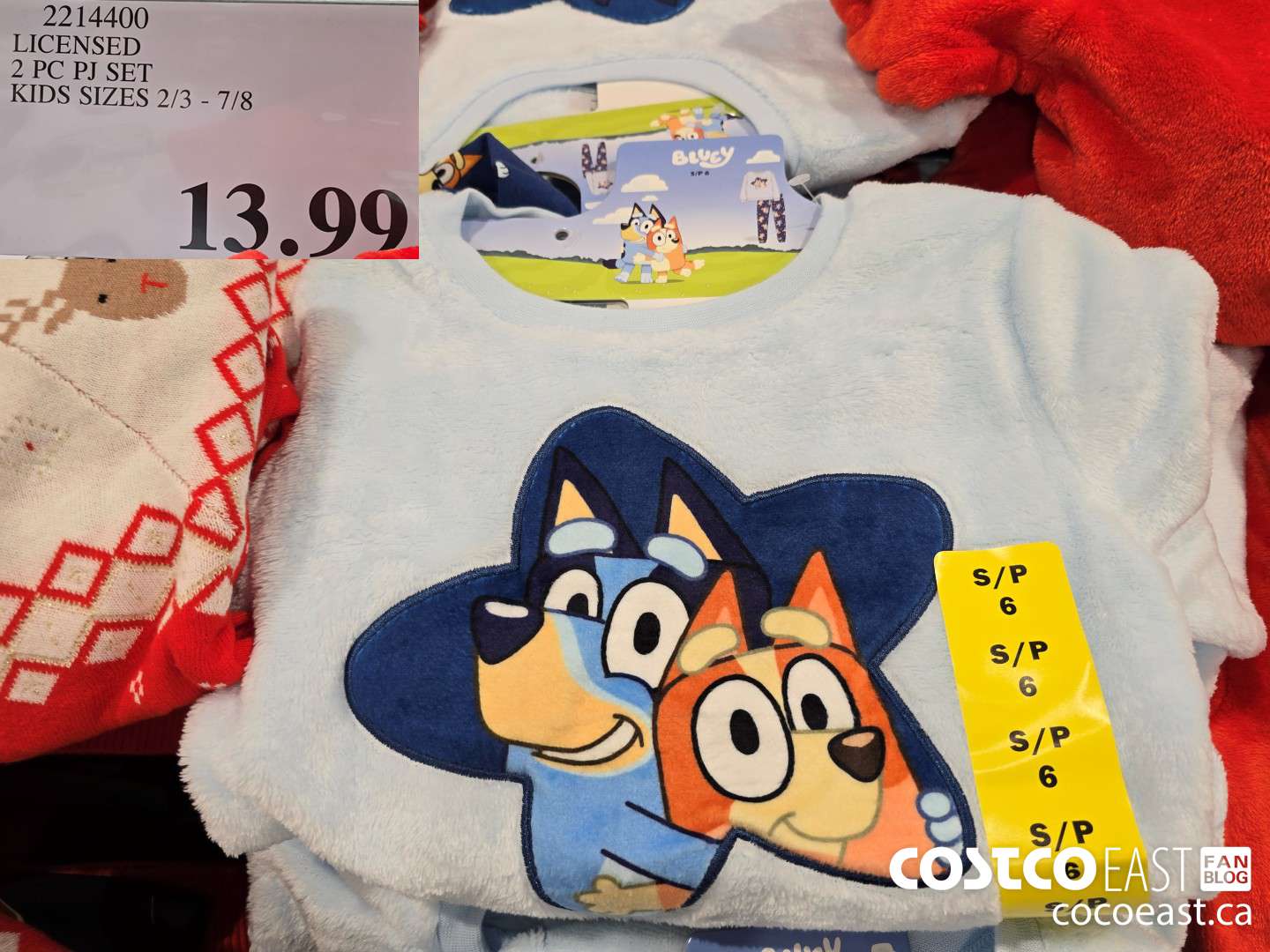 2214400 LICENSED 2 PC PJ SET KIDS SIZES 2/3 - 7/8 $13.99