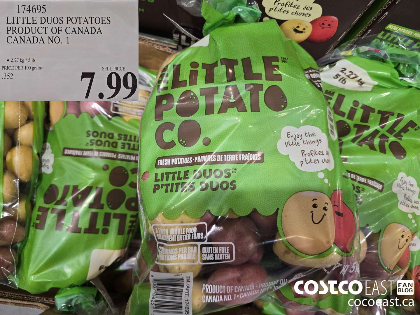 174695 LITTLE DUOS POTATOES PRODUCT OF CANADA CANADA NO.1 $7.99