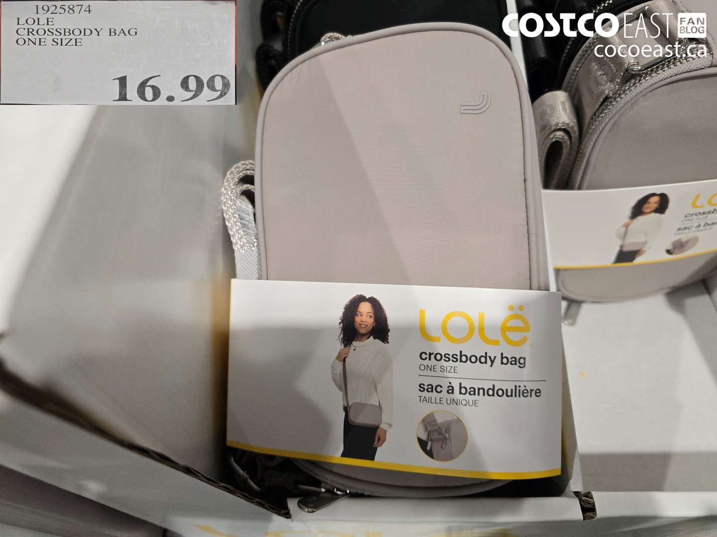 1925874 LOLE CROSSBODY BAG ONE SIZE $16.99